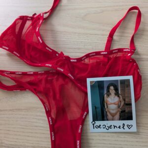 Gedragen lingerie setje!